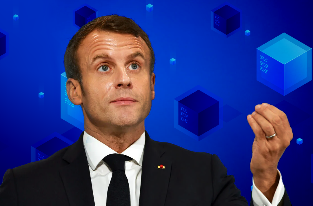 ​The French President supported blockchain innovations and promised to impose regulation