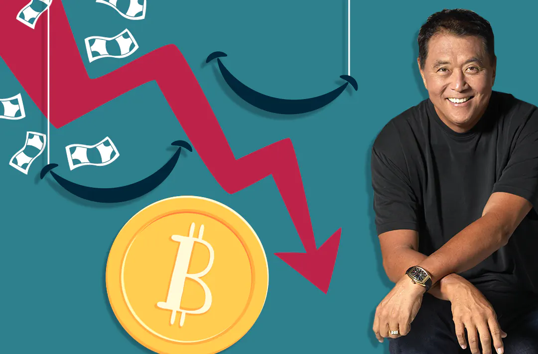Robert Kiyosaki called bitcoin’s price crash “great news”
