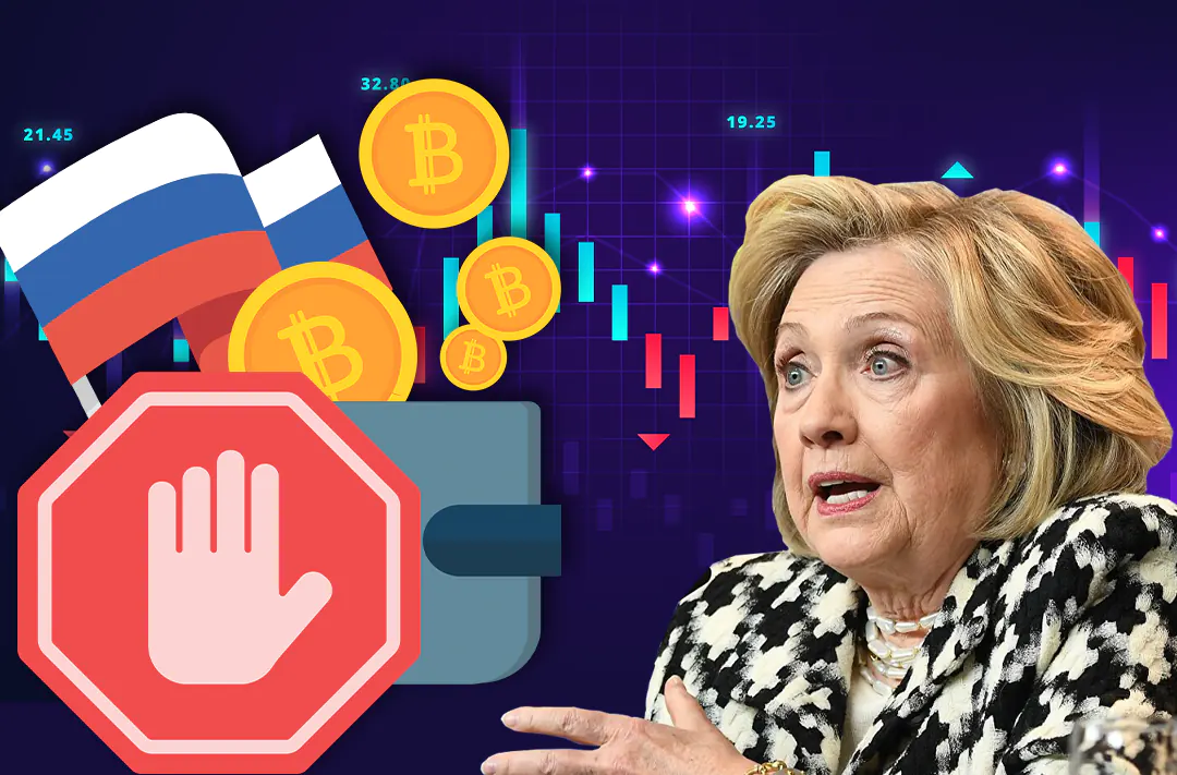 Hillary Clinton calls for Russian users to be blocked from crypto exchanges