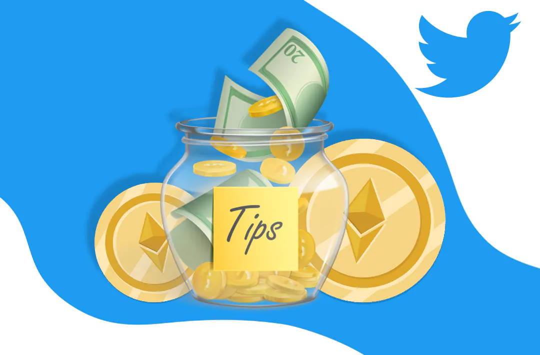 ​Twitter added the ability to pay tips in Ethereum 