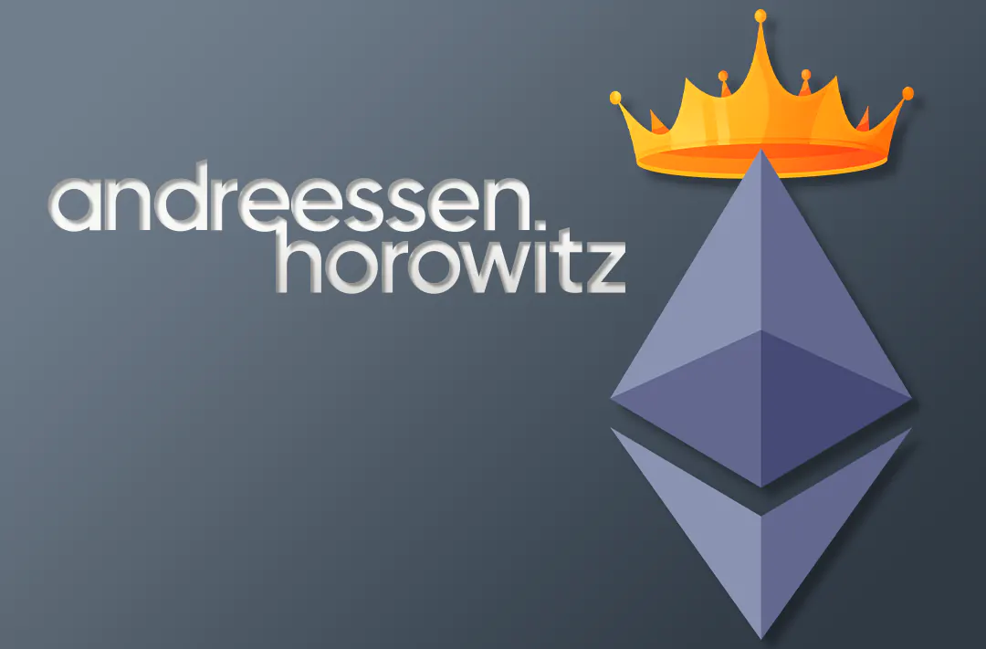 ​Аналитики Andreessen Horowitz признали лидерство экосистемы Ethereum в Web 3.0