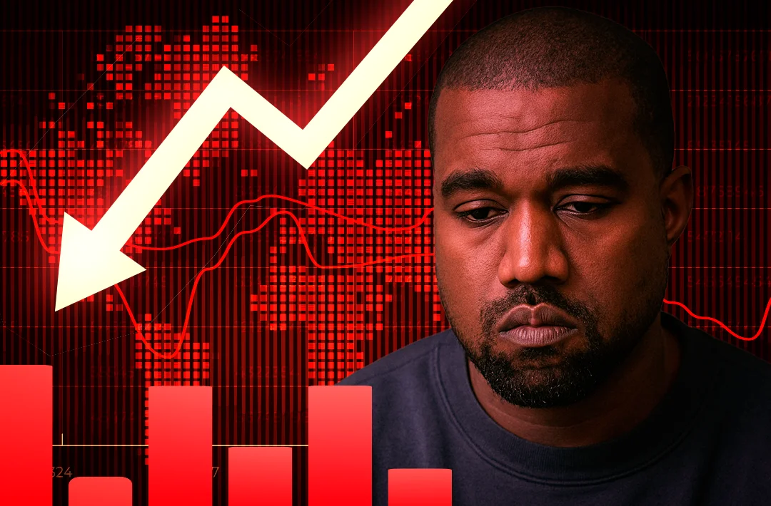 Крах токена YZY Канье Уэста оставил 74% инвесторов с убытками
