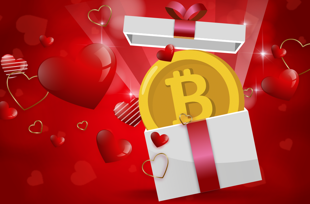 ​Каждый 25-й американец хочет получить в День святого Валентина криптовалюту