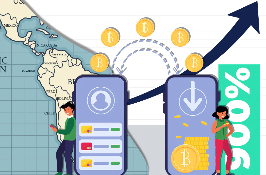 ​Денежные переводы в криптовалюте выросли на 900% в Латинской Америке