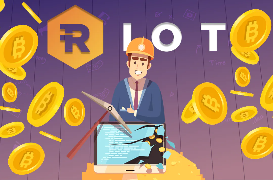 Mining company Riot Blockchain reported record profits for the quarter