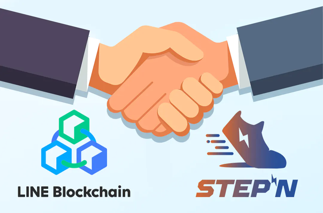 GMT token rises by 10% following the partnership between STEPN and LINE