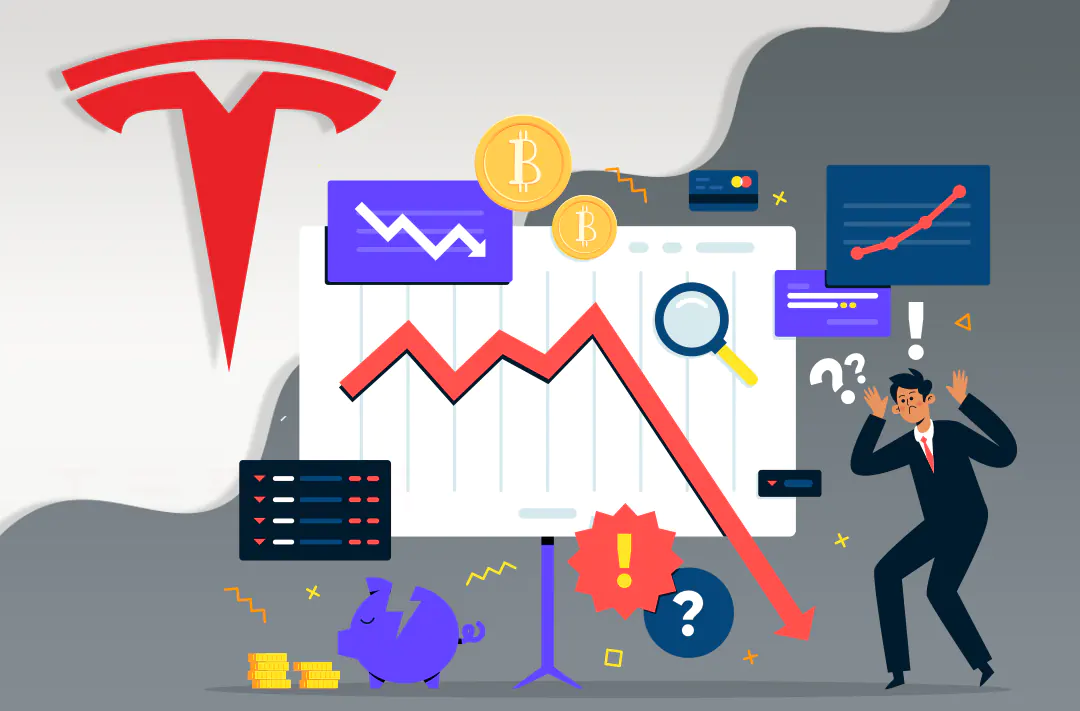 ​Нереализованные убытки Tesla от инвестиций в биткоин составили 440 млн долларов