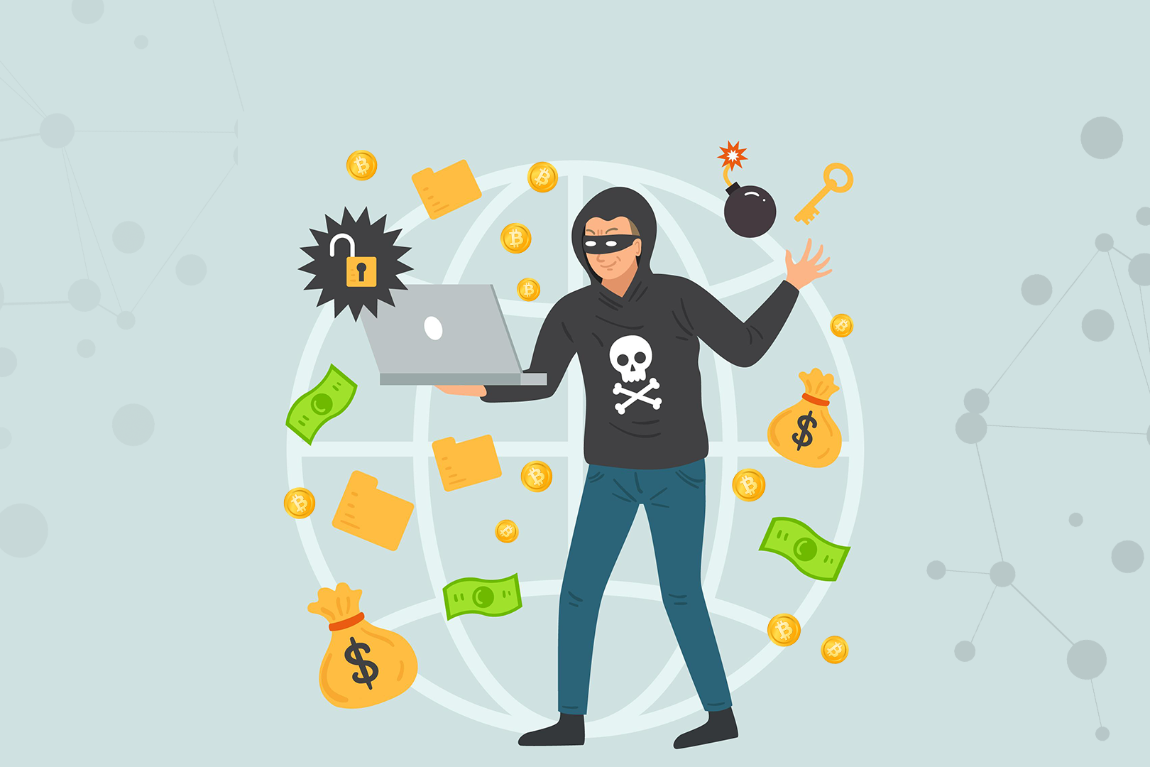 В 2020 хакеры похитили $3.8 млрд в криптовалютах
