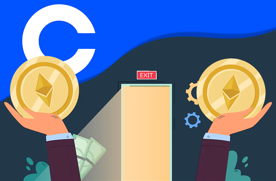 ​16 мая с Coinbase вывели ETH на $1,8 млрд