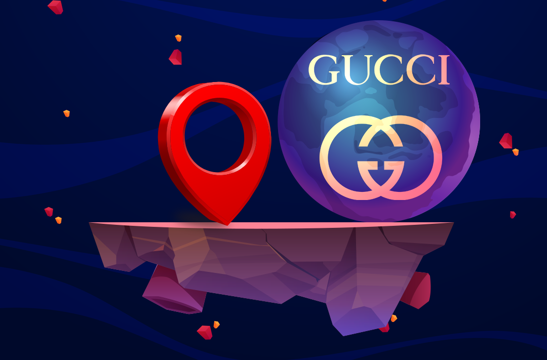 Gucci brand has bought a plot of land on The Sandbox metaverse