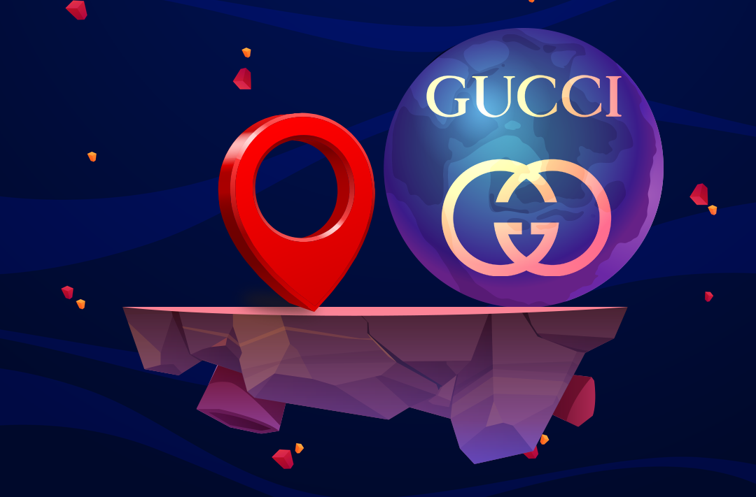 ​Бренд Gucci купил участок земли в метавселенной The Sandbox