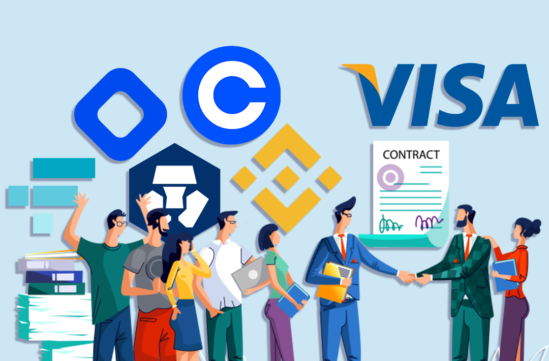 ​Visa has more than 60 partnerships with cryptocurrency companies