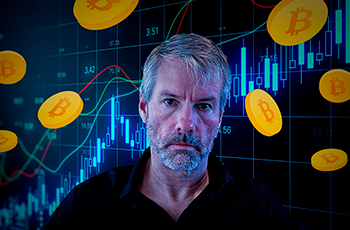 Michael Saylor said he has no intention of selling bitcoins off MicroStrategy’s balance sheet