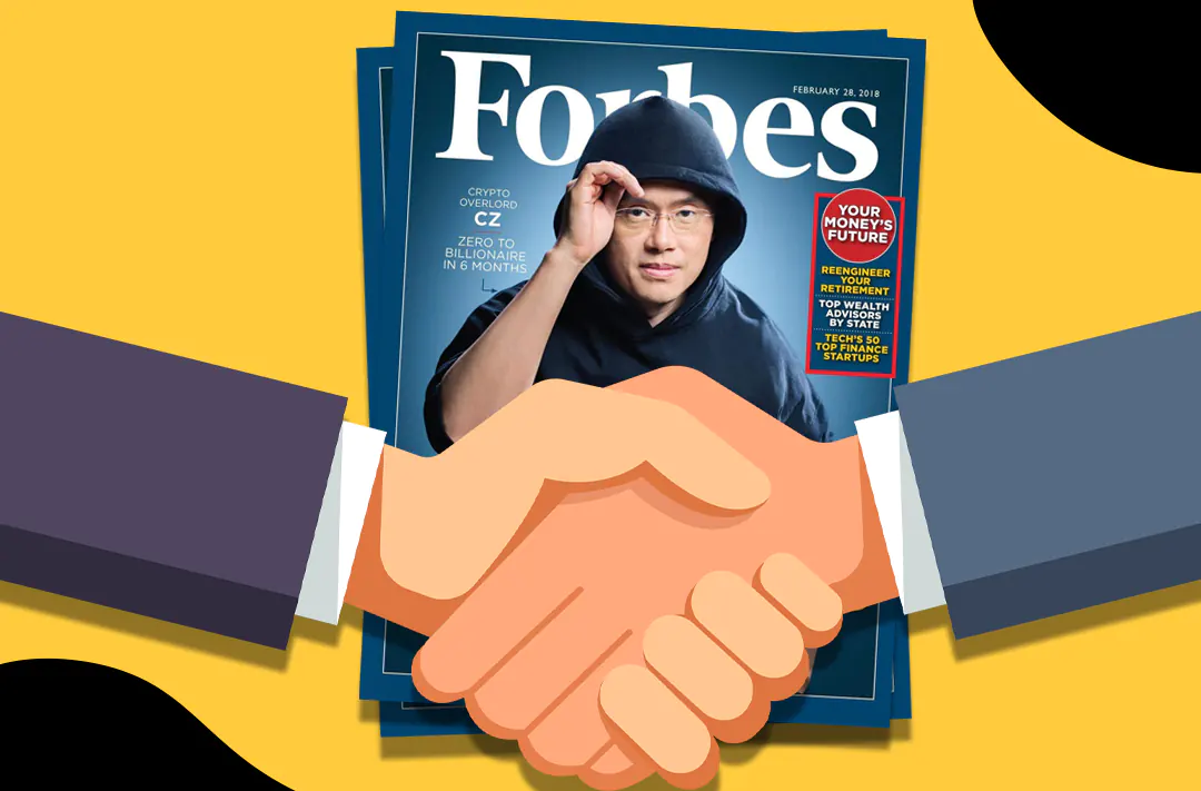 ​Binance bought part of Forbes financial media