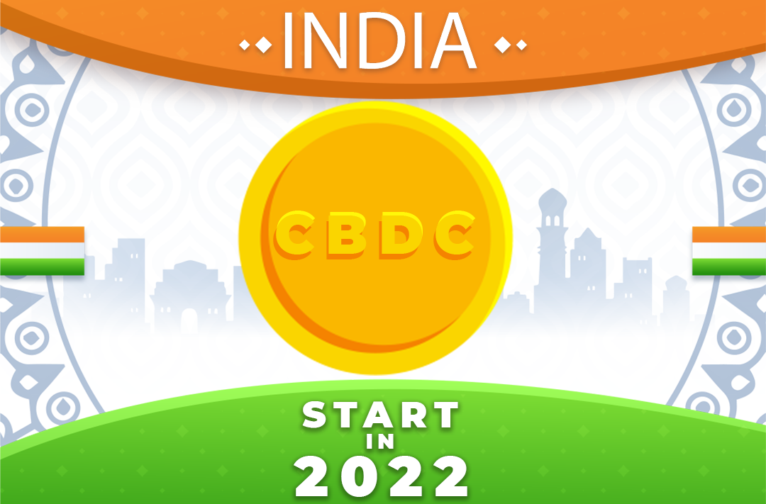 ​India's CBDC pilot is planned to be launched in 2022