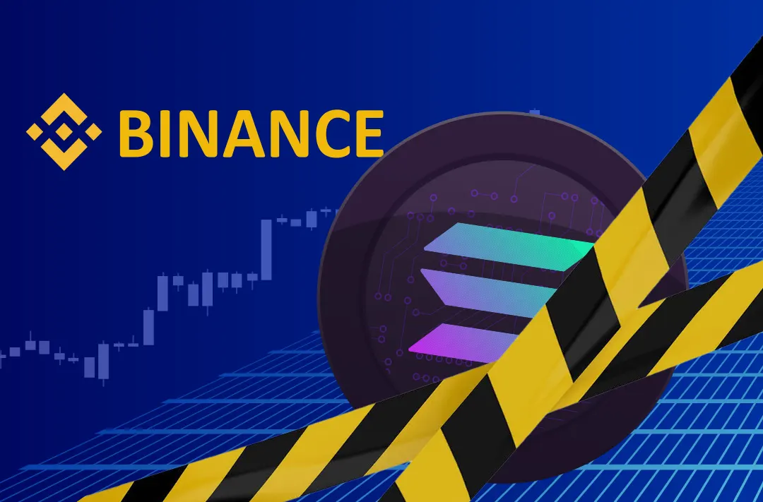 Binance temporarily halted withdrawals on the Solana network