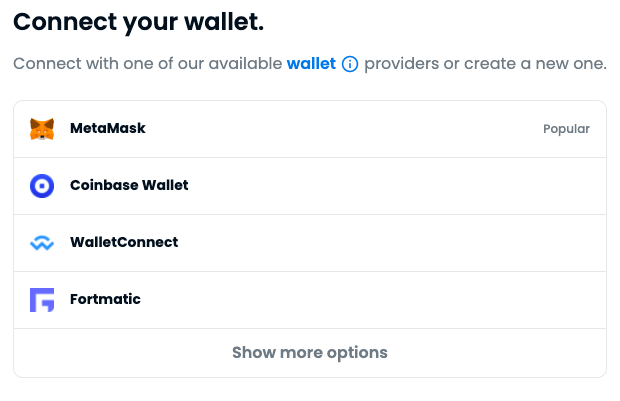 OpenSea connect wallet 