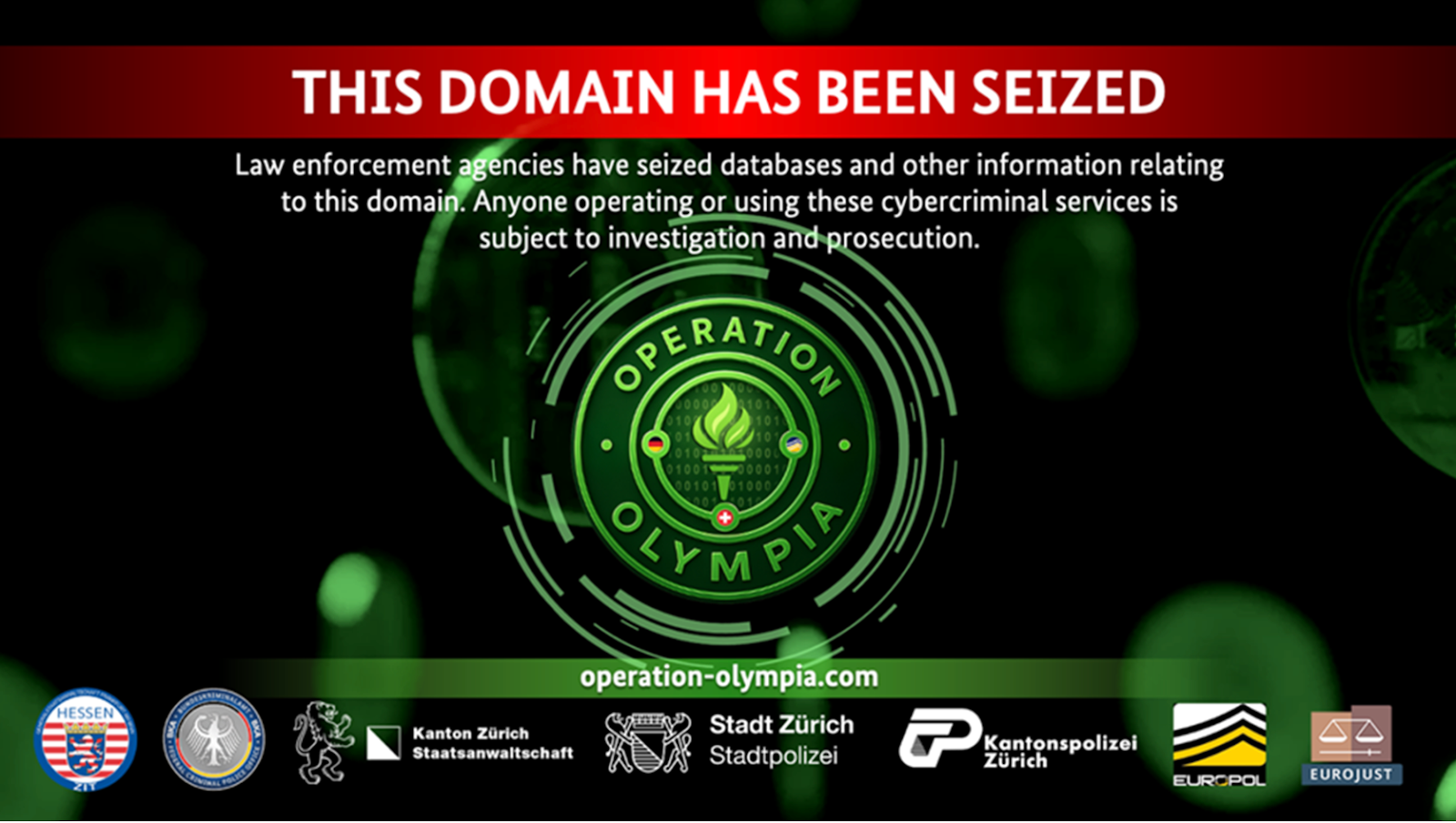 Главная страница Cryptomixer после отключения