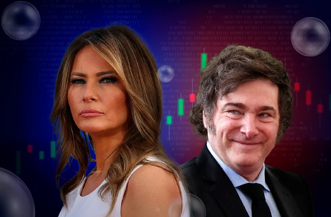 Melania Trump and Javier Milei were used as promotional figures to promote meme coins
