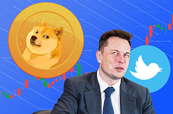 ​Курс Dogecoin вырос на 21% в преддверии закрытия сделки по покупке Twitter Илоном Маском