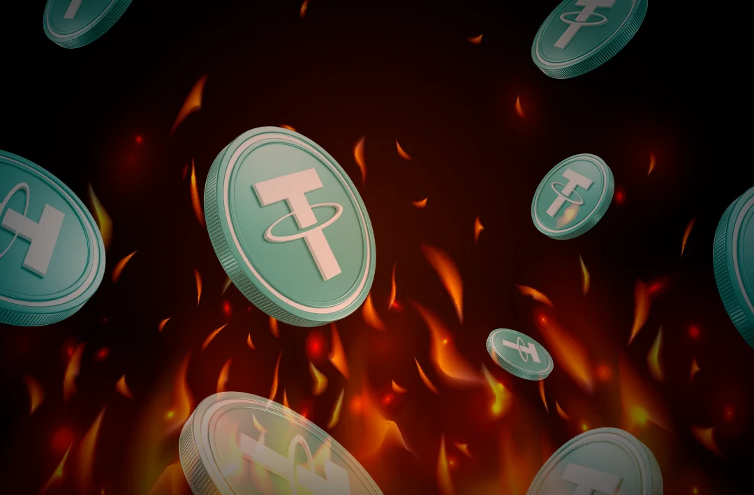 ​Tether сожгла 3,1 млрд USDT в сети TRON