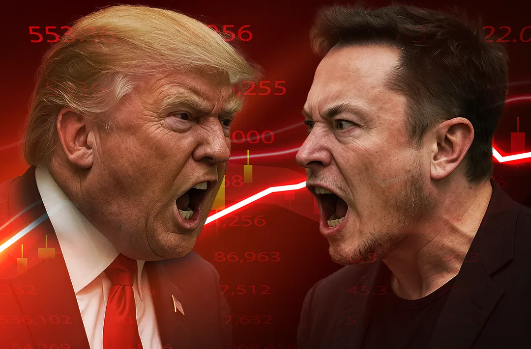 Crypto market liquidations approach $1 billion amid Trump and Musk spat